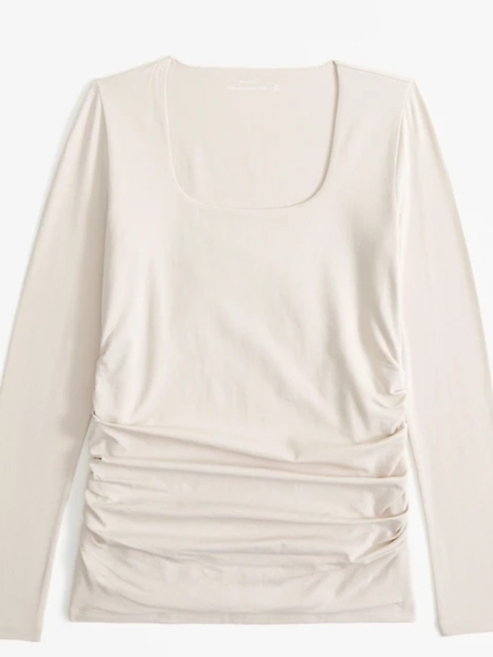 Abercrombie
Maternity Long-Sleeve Cotton-Blend Seamless Fabric Top